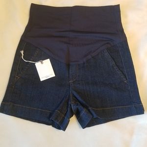 PinkBlush Maternity Stretch Denim Shorts Med